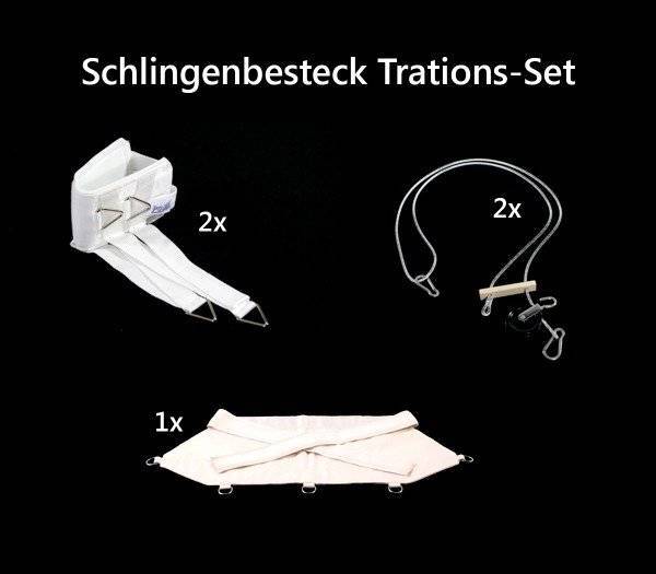 ÖZPINAR Schlingen-SET Stoff Traktion,  Schlingenbesteck Trations-Set